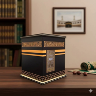 Wooden Umrah Money Saving Bank Durable Islamic Savings Box