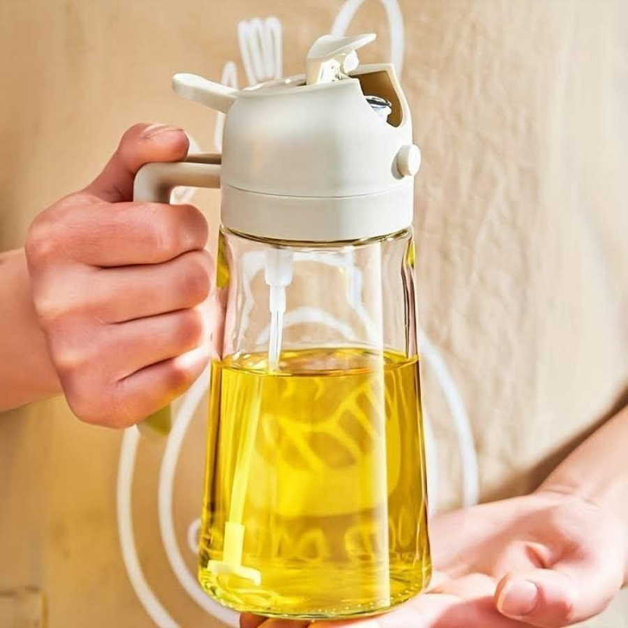 2 in 1 Premium Oil Sprayer and Dispenser for Smart Cooking
