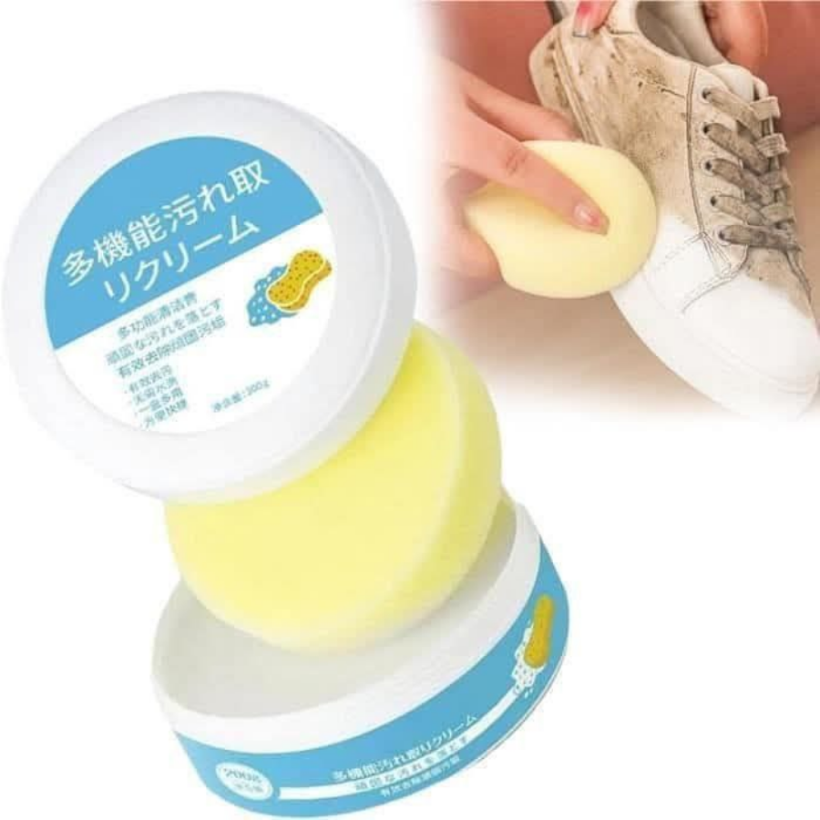 Quick-Clean White Shoe Cream Multifunctional