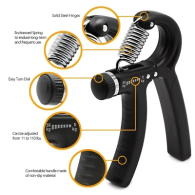 Adjustable Power Hand Grip Strengthener with Counter – 5kg-60kg