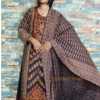 Graceful Cotton Embroidered Salwar Kameez Set
