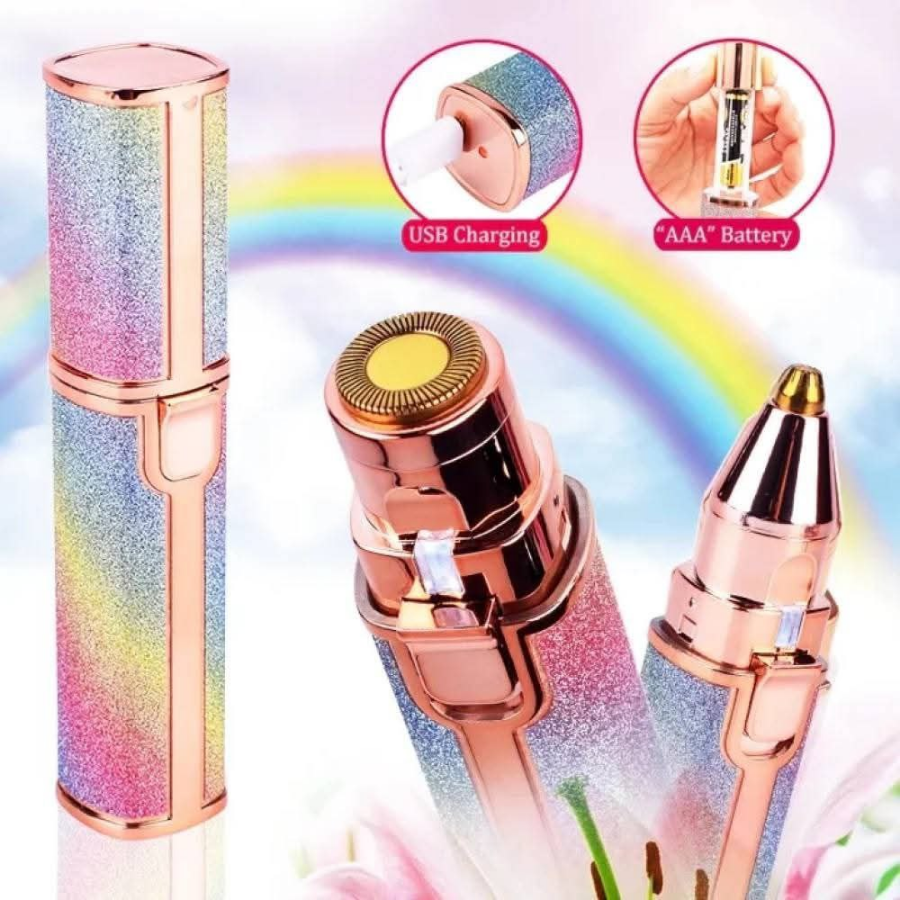 BLAWLESS 2-in-1 Battery Operated Eyebrow Trimmer & Face Shaver