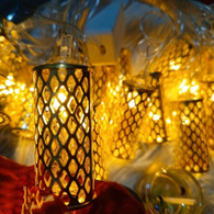 Premium Metal Leaf Fairy Light Golden Decor