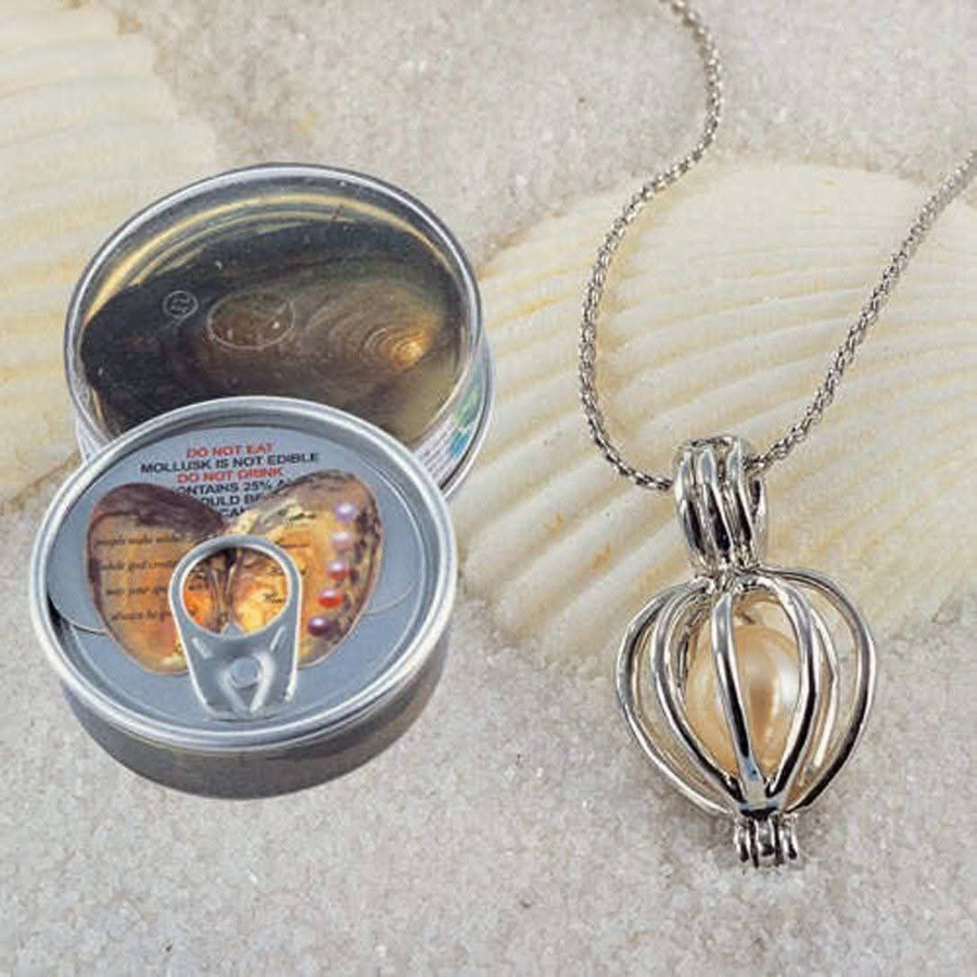 Love Pearl Locket Gift Set – Necklace, Ring, Earrings with Real Pearl