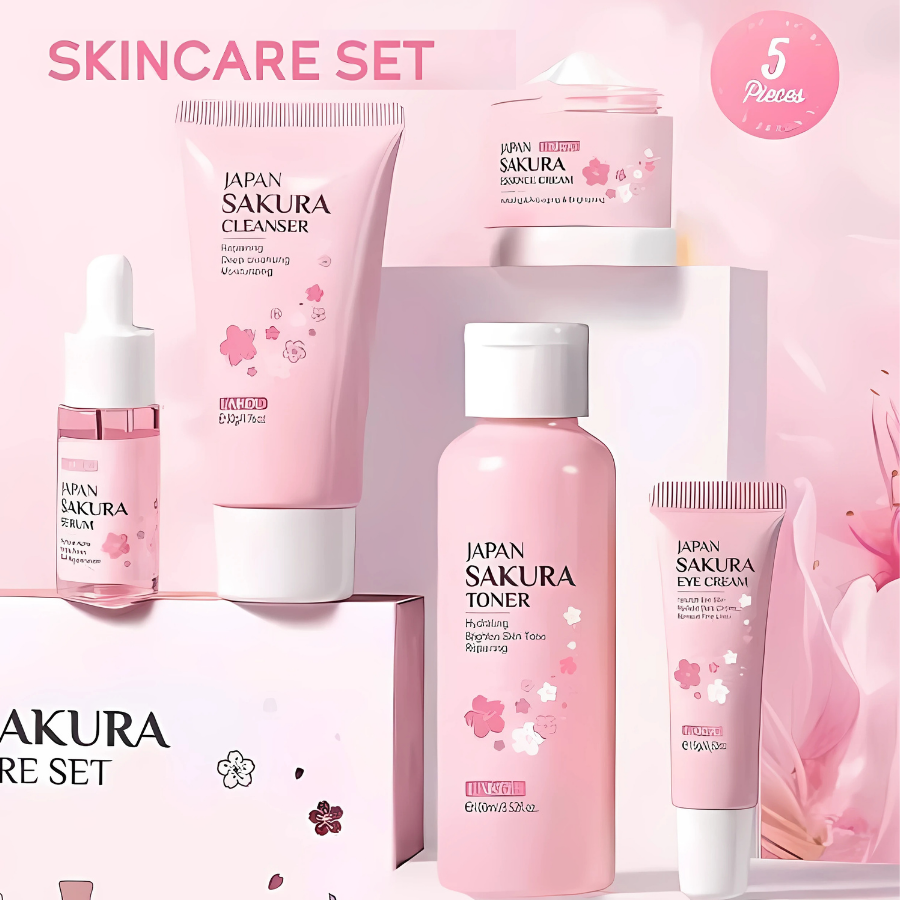 Japan Sakura Skincare Combo Set