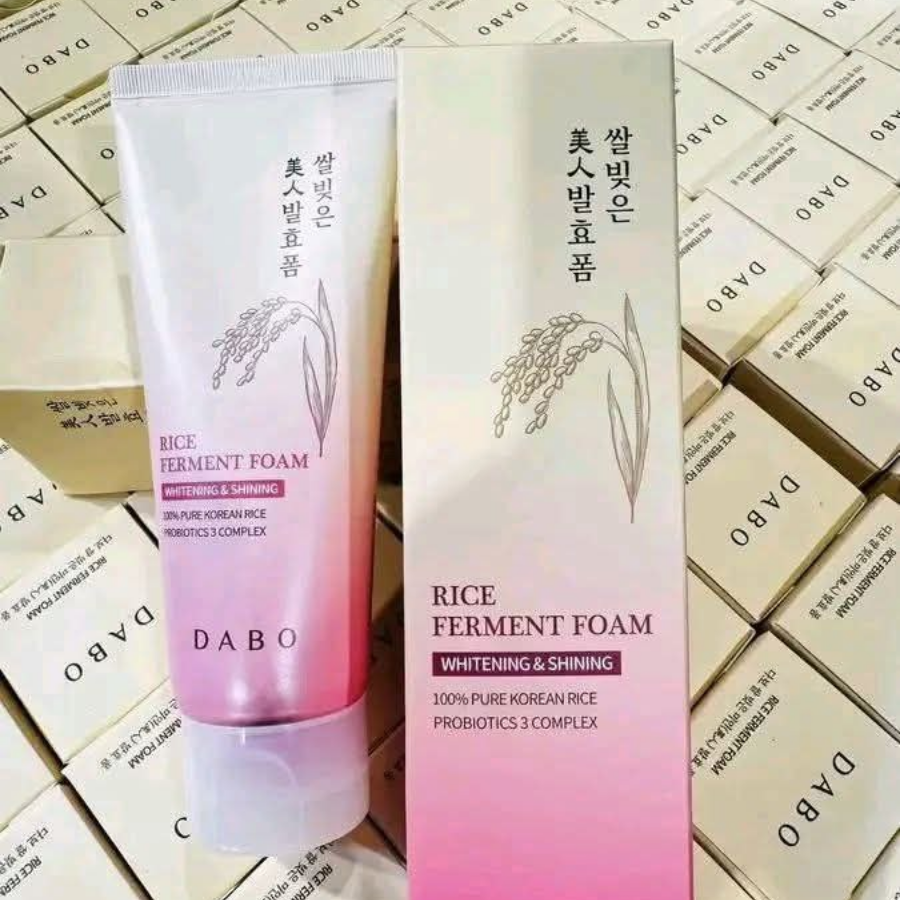 DABO Rice Ferment Foam Brightening Face Cleanser