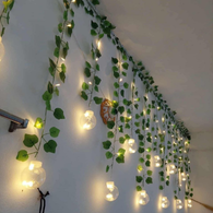 Premium Wish Ball Leaf Curtain Light 12 Ball LED Set