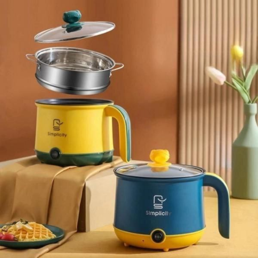 Simplicity 1.9L Electric Cooking Pot – Multi-function Smart Cooker