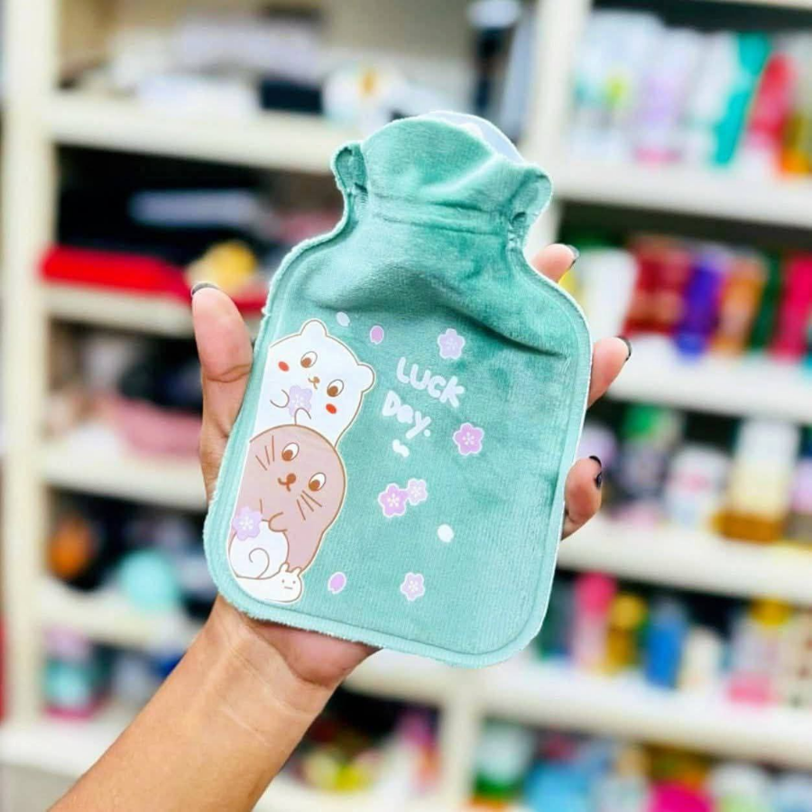 Mini Velvet Hot Water Bag Compact Durable Pain Relief BD