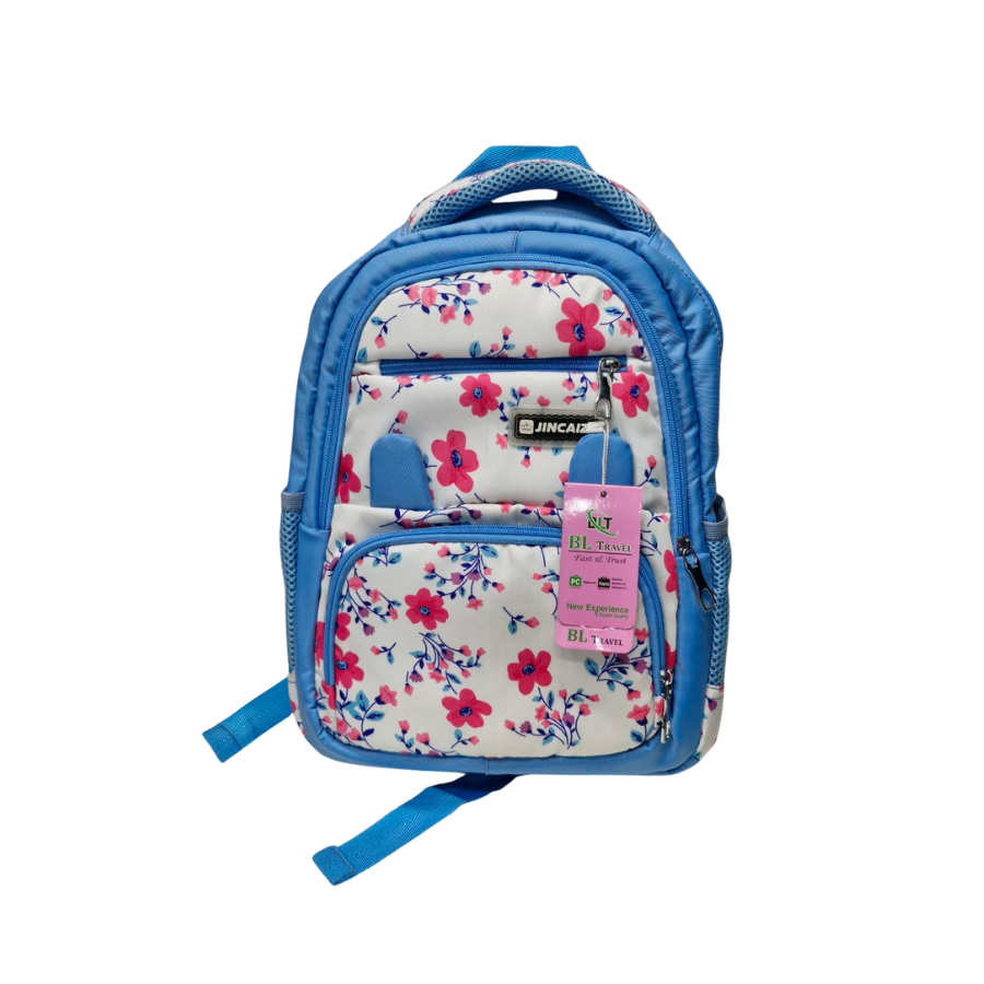 Jincazi Kids School Backpack Waterproof Floral Design