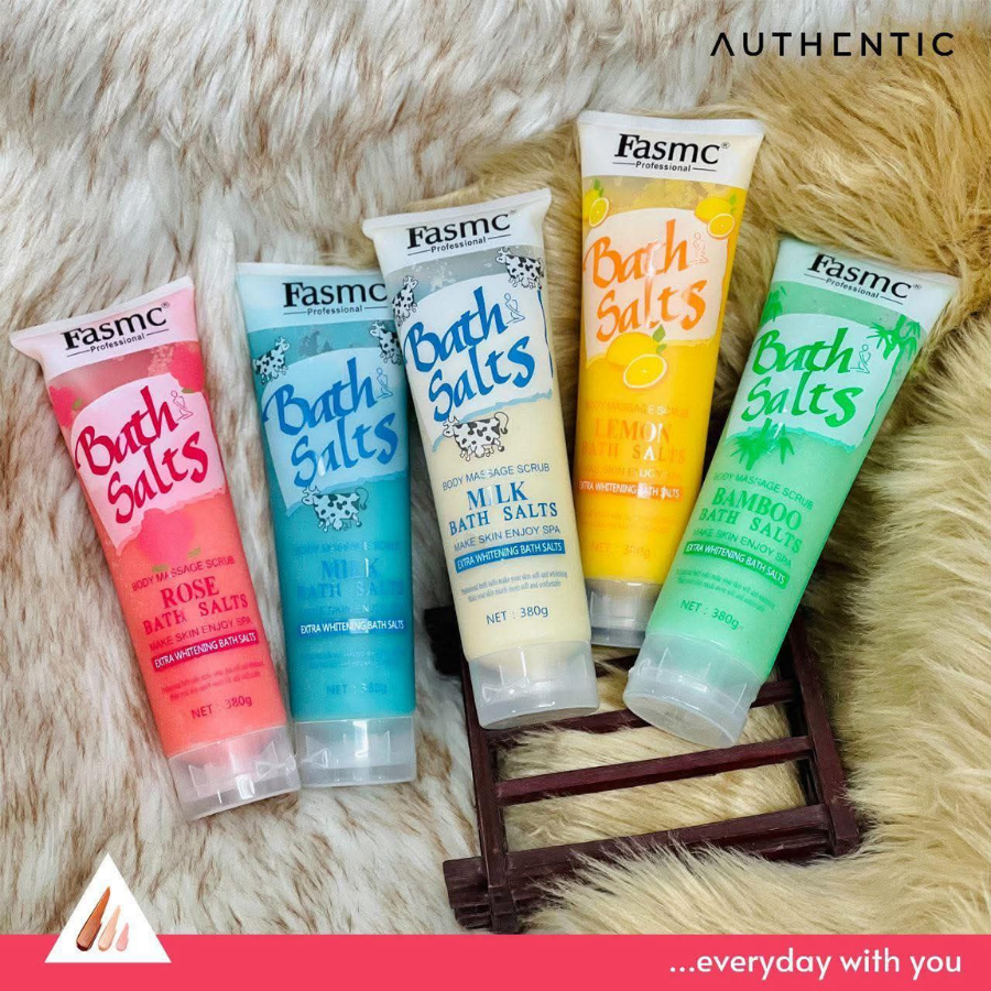 Fasmc Bath Salt – Natural Whitening, Exfoliating & Moisturizing